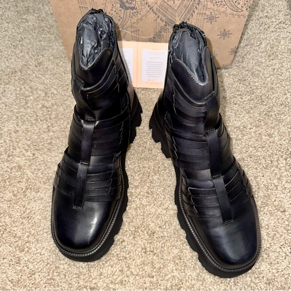 FREE PEOPLE Leather Boots - Picture 8 of 14